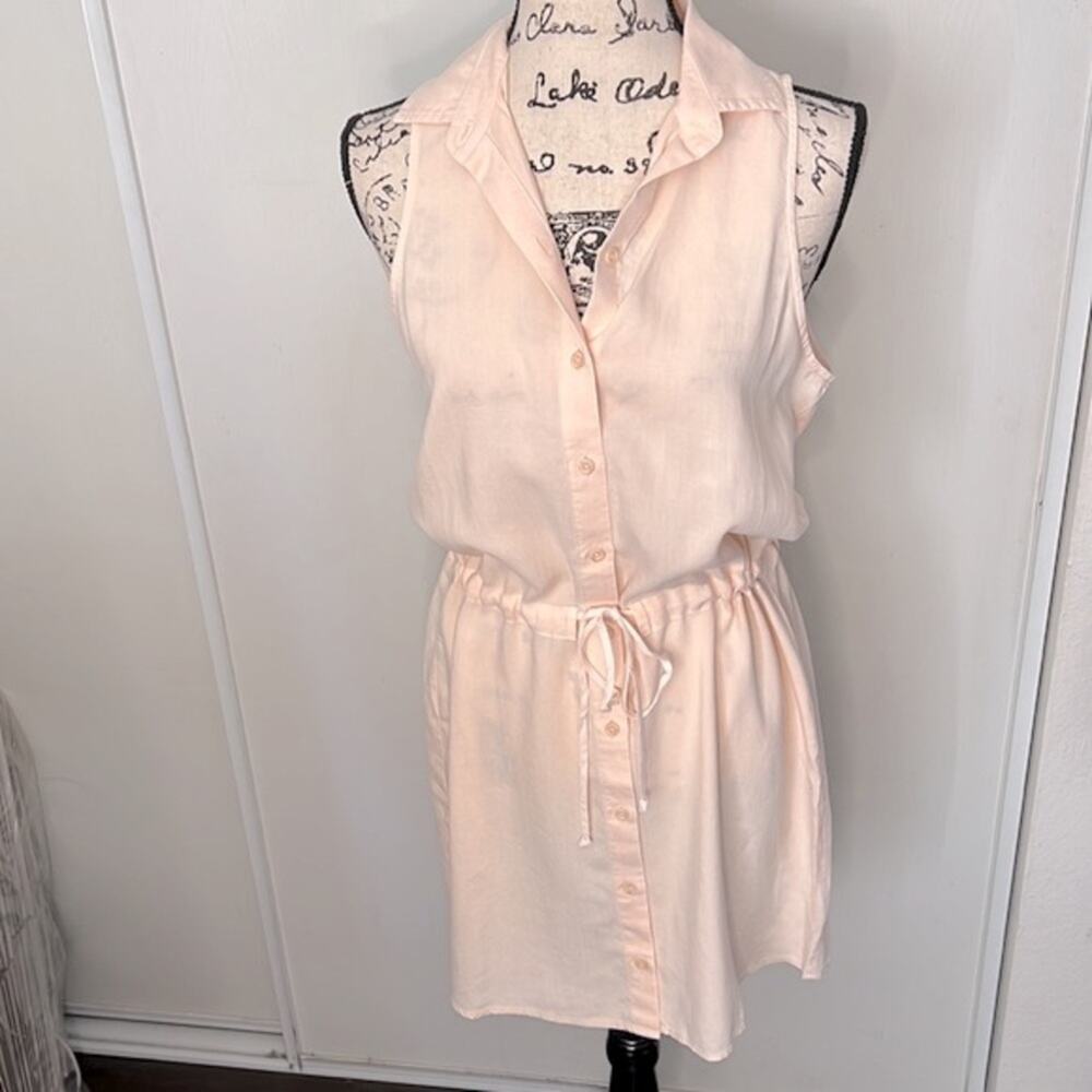 NEW! Cloth & Stone Sleeveless Button-Down Mini Dress Size Small - Picture 7 of 7